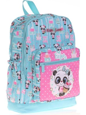 Mavi Renkli Sevimli Panda Çanta, Çocuklar Için Şık ve Kullanışlı Sırt Çantası