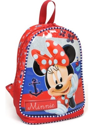 Sevimli Minnie Mouse Çocuk Sırt Çantası, Kırmızı Renkli, Anaokulu Için Ideal Seçenek