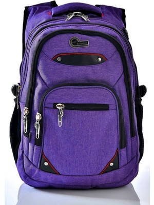 Koyu Mor Sırt Çantası, Rahat ve Şık Okul Çantası, Kullanışlı ve Dayanıklı Tasarım