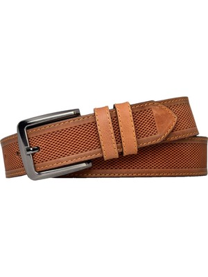 %100 Hakiki Deri Efsane 4 cm Taba Kemer, Kot, Kanvas, Keten Pantolonlarla Uyumlu Tiguan.nokta