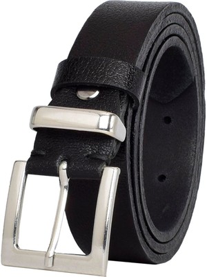 %100 Hakiki Deri, Gümüş Takım Tokalı 3 cm Siyah Kadın Kemeri; Elbise, Pantolon Kemeri=3cm-Kdn-48