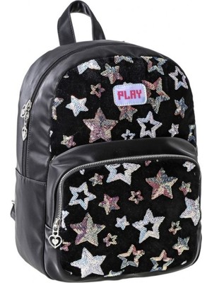 Şık Siyah Anaokul ve Günlük Okul Çantası, Dayanıklı ve Hafif Tasarım