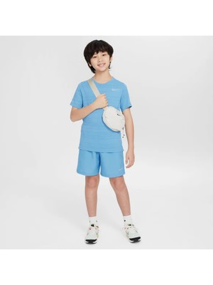 Nike Miler Erkek Çocuk Dri-Fit Mavi Spor T-Shirt - Antrenman , Koşu , Futbol ve Günlük Kullanım DD3055