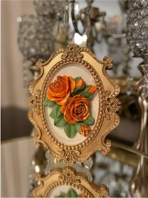 Çiçekli Çerçeveli Tablo