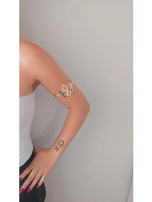 Lotus Model Gold Renk Pazu Bileklik