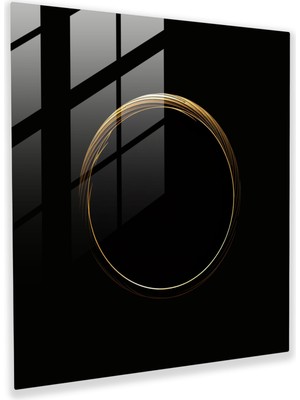 Popcas Yüzüklerin Efendisi Cam Duvar Sanatı - Minimalist Sanat - Yüzüklerin Efendisi Siluet Cam Duvar Sanatı