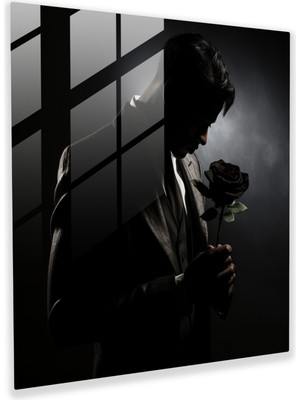 Popcas Baba Cam Tablo - Gizlilik ve Ev Dekorasyonu Için Baba Temalı Cam Tablo