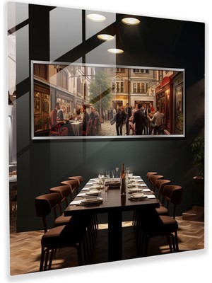 Popcas Goodfellas Italyan Restoranı Cam Tablo - Modern Sanat Suç