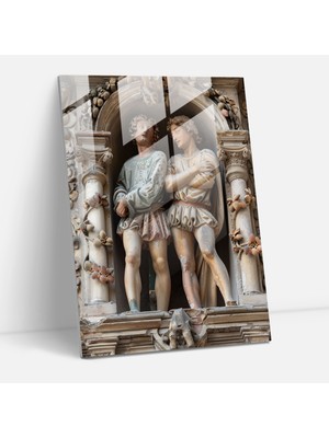 Popcas Raffaello Sanzio Cam Tablo - Raffaello Sanzio Cam Duvar Sanatı Modern Sanat