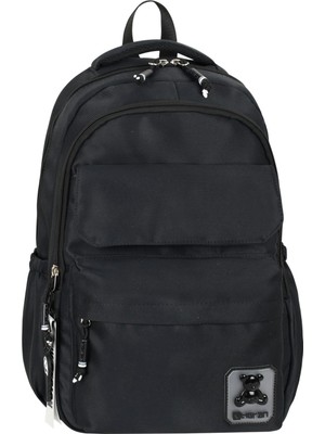 Su Itici Terletmez Kumaş Lise ve Ortaokul Unisex Sırt Çantası Günlük Çanta Özel Kumaş Cepli Desenli