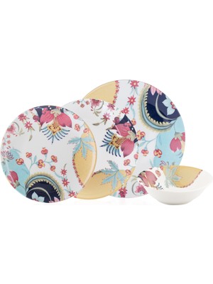 Decorium Eva 24 Parça 6 Kişilik Yemek Takımı