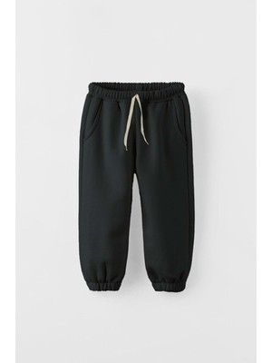 Pamuklu Jogger Şardonlu 3 Iplik Eşofman Alt MNK0645