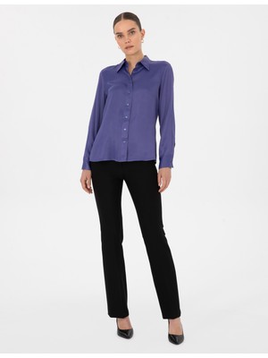 Pierre Cardin Kadın Siyah Flare Fit Kumaş Pantolon 50310395-VR046