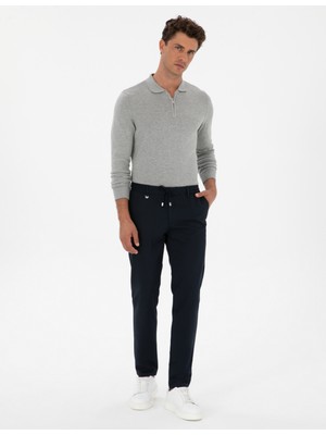 Pierre Cardin Erkek Lacivert Ex. Slim Fit Kumaş Pantolon 50311728-VR033