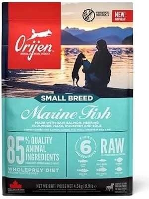 Butik Orijen Small Breed Marine Fish Deniz Balıklı Küçük Irk Yetişkin Köpek Maması 4.5 kg