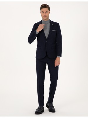 Pierre Cardin Erkek Lacivert Ex. Slim Fit Takım Elbise 50311536-VR033