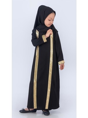 Medine Ipek Kumaş Eşarplı Tesettür Namaz Elbise M00742