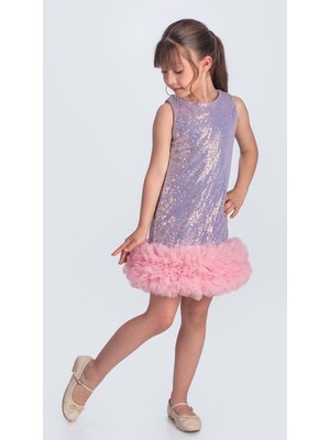 Mnk Baby & Kids Pul Payet Ifestos Tütü Çocuk Özel Gün Abiye M00743