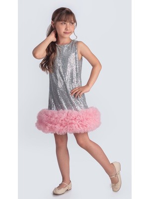 Mnk Baby & Kids Pul Payet Ifestos Tütü Çocuk Özel Gün Abiye M00743