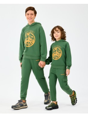 Skechers B Lw Fleece Sweatshirt Büyük Erkek Çocuk Haki Sweatshirt SK2520089-1629