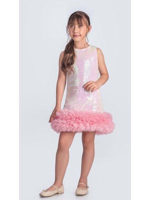 Mnk Baby & Kids Pul Payet Ifestos Tütü Çocuk Özel Gün Abiye M00743