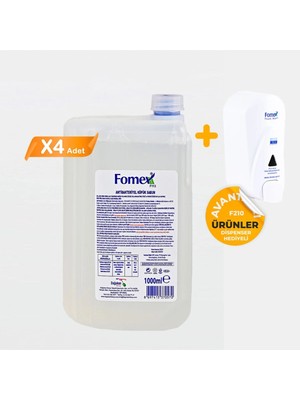 F113 Köpük Sabun 1000 ml 4 Adet + 1 Adet Dispenser