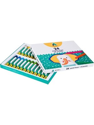 Adel 24 Renk Pastel Boya Seti 24 Adet Çocuklar İçin Yaratıcı Sanat Malzemesi