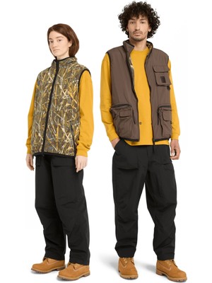 Timberland Reversıble Utılıty Vest + Aop