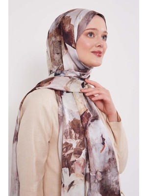 11078 Levidor Hint Ipeği Şal #07-25#