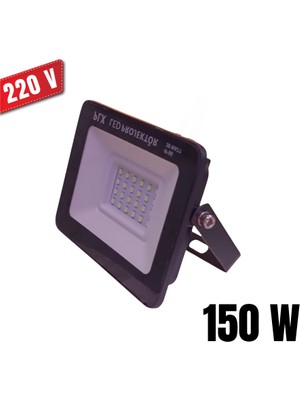 150W LED Projektör 220V – IP65 Su Geçirmez, Alüminyum Kasa, Endüstriyel & Dış Mekân Aydınlatma