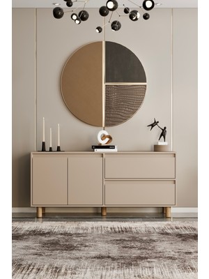 Mila Mdf 140CM Raflı Konsol