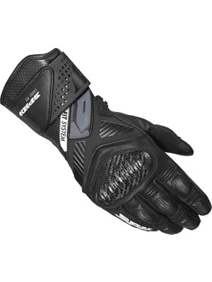 Spıdı Carbo Fıt Deri Eldiven Siyah