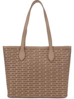 Mario Valentino Kadın Hakiki Deri Taupe Omuz Çanta 1040 0005 Bn Cnt Y25 Taupe