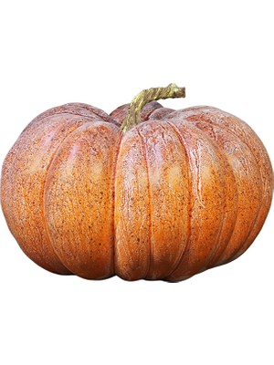 Cadılar Bayramı Yapay Kabak Büyük Boy Kızıl 23 cm