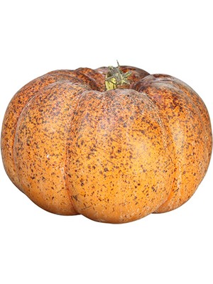 Cadılar Bayramı Yapay Kabak Küçük Boy Kızıl 15 cm