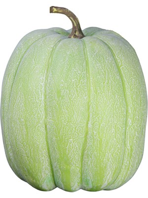 Cadılar Bayramı Yapay Kabak Orta Boy Yeşil 12 cm
