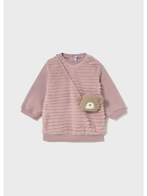 Mayoral Pembe Çantalı Bebek Elbise 2919
