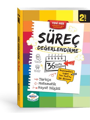 Öğretmen Evde Yayınları 2.sınıf Süreç Değerlendirme Kitabı Deneme Türünde 288 Sayfa