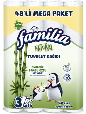 Familia Natural Tuvalet Kağıdı 48 Adet