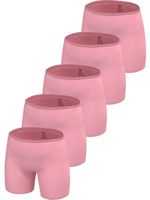 Öts Premium 5’li Kız Çocuk Boxer - Hediye Kutulu, Pamuklu Kumaş, Ultra Yumuşak, Esnek Kalıp, Etiketsiz Tasarım, Kaliteli Ince Bel Lastik Tayt