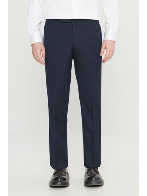 Altınyıldız Classics Erkek Lacivert Slim Fit Dar Kesim Esnek Klasik Pantolon