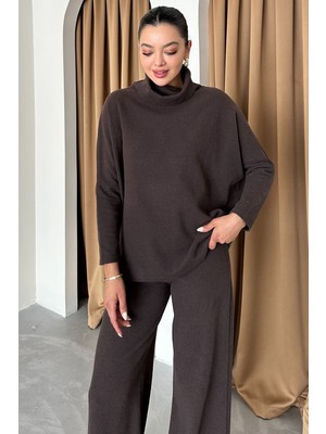 Kadın Selanik Kumaş Balıkçı Yaka Alt Üst Takım