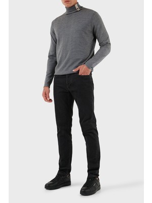 Emporio Armani Pamuklu Slim Fit Normal Bel Düz Paça Kadife Pantolon Erkek Pantolon EM000668 AF19527 U8131