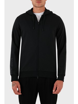 Emporio Armani Logolu Pamuklu Regular Fit Kapüşonlu Sweat Erkek Sweat EM000653 AF14976 UC001