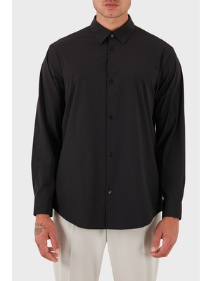 Armani Exchange Regular Fit Klasik Yaka Uzun Kollu Gömlek Erkek Gömlek XM001567 AF19193 UC001