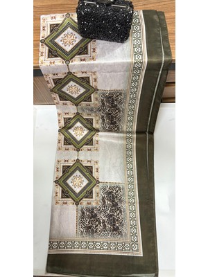 12371 Five Dijital Purple Şal #08-25#