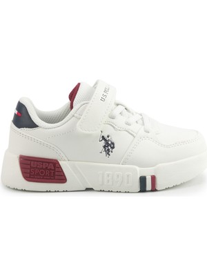 U.s. Polo Assn. Uttes Jr 5pr Beyaz Erkek Çocuk Sneaker