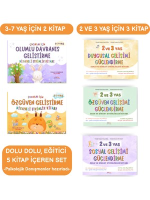 Kitza Yayınları Eğitici, Dolu Dolu 5 Içeren Set (Zeka,özgüven ve Karakter Gelişimi Odaklı)