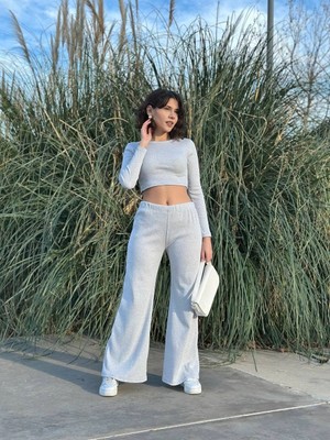 Bol Paça Altüst Takım Gri W1197