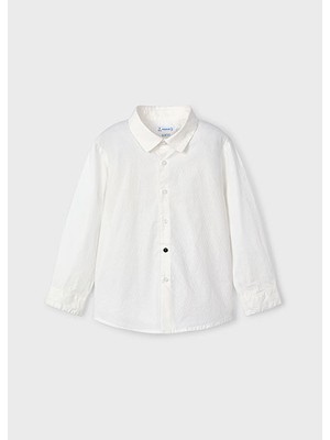 Mayoral Krem Erkek Çocuk Uzun Kollu Gömlek 4130